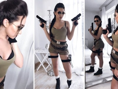 Lara Croft - Tomb Raider Tutorial | Karneval Fasching Mottowoche | Kostüm Costume