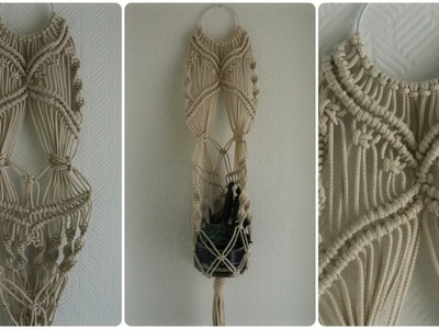 Makramee Blumenampel #2 * DIY * Macrame Plant Hanger [eng sub]