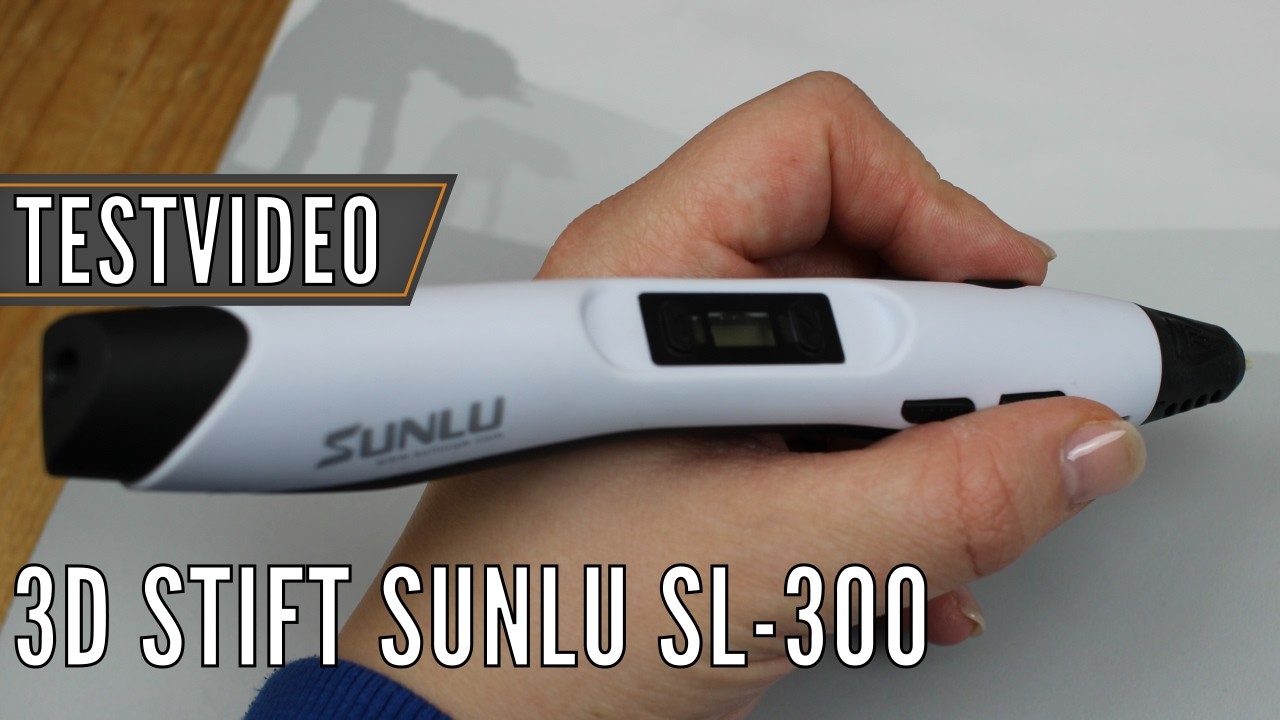 3D Stift Sunlu SL-300 - Testvideo