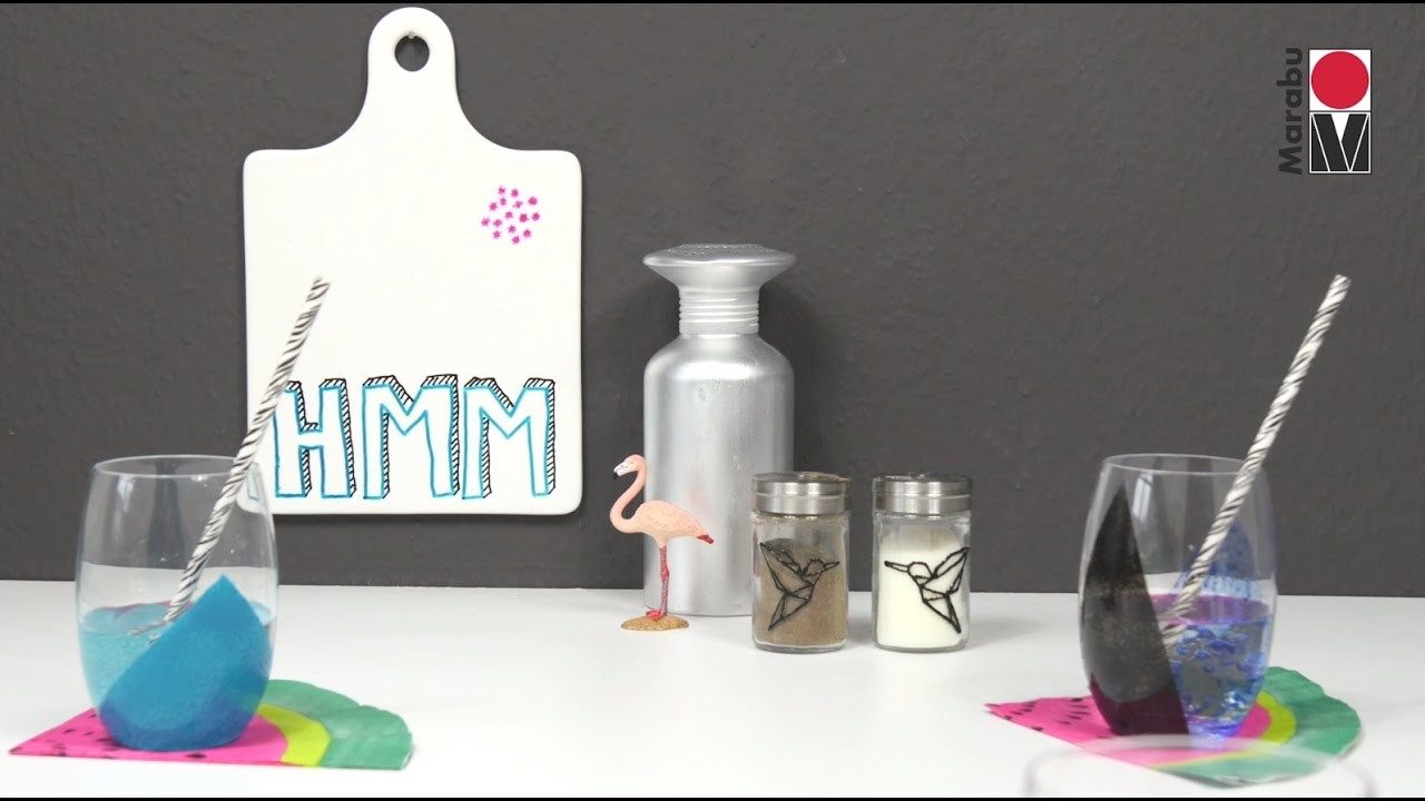 DIY: Glas und Porzellan bemalen