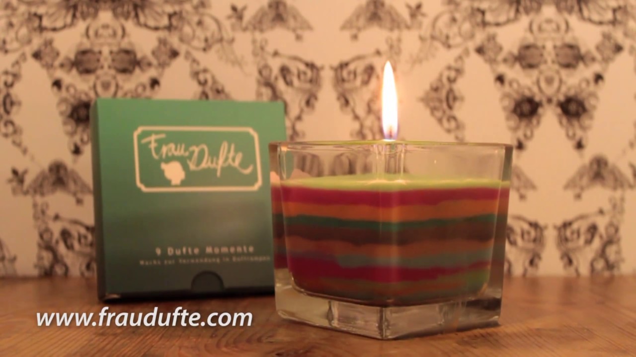 DIY Regenbogenkerze - Recycle deine Duftwachs-Reste von Frau Dufte® Dufte Momente® Melts