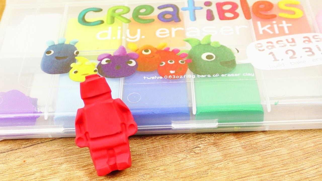 LEGO Radiergummi selber machen | DIY Idee | Geschenk für Lego Fans | Schule