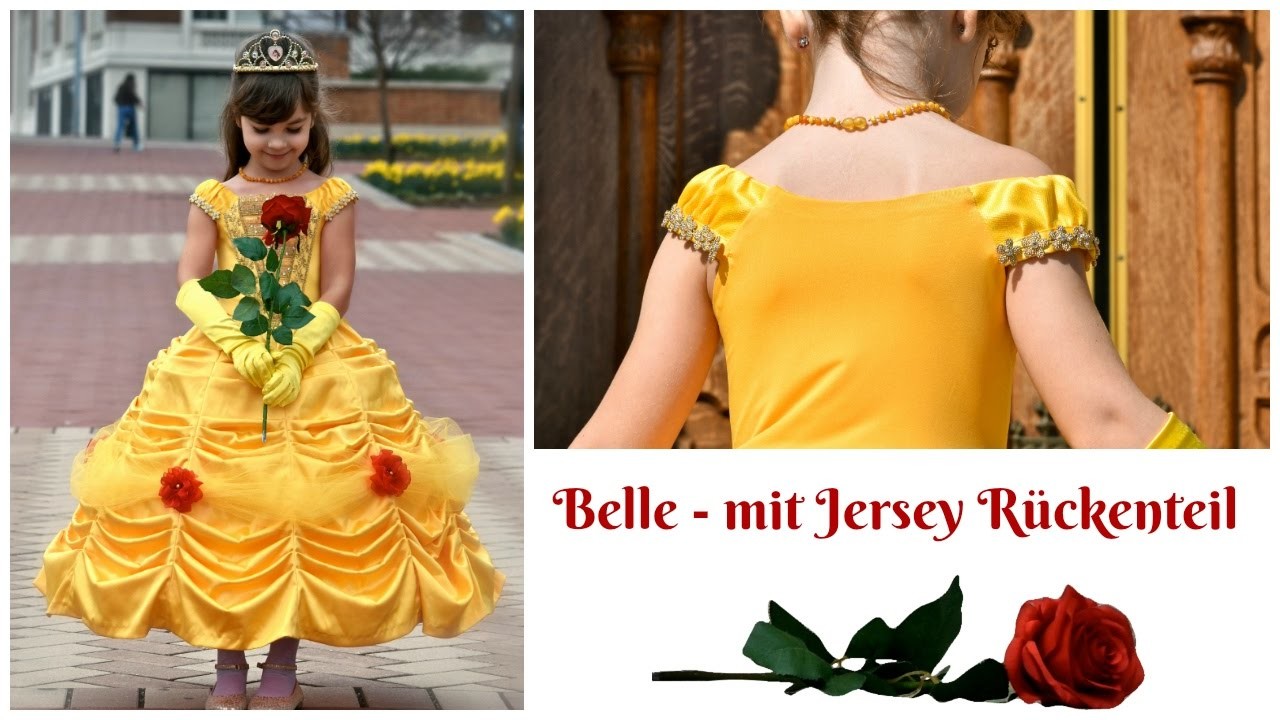 Belle DIY -  Prinzessinen Kleid selber nähen- mit Bahnenrock