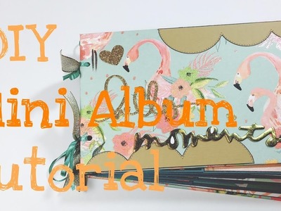 DIY Mini Album --Flamingo Spring-- [tutorial| deutsch]