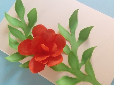 DIY. Blumenkarte.  Bastelidee zum Muttertag,  Vatertag oder Geburtstag