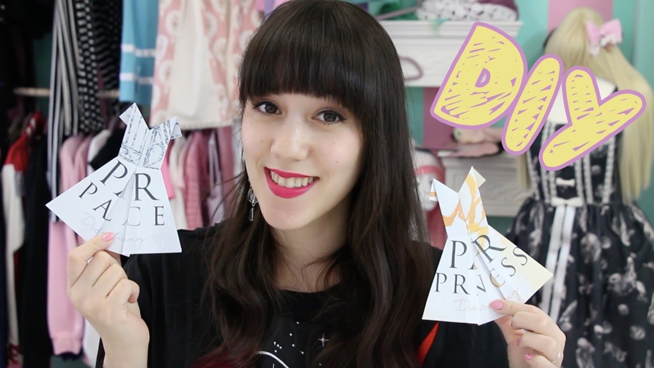 DIY I Origami Kleid Paper Princess