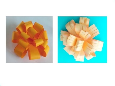 DIY. Tutorial: Papierschleife, Geschenkschleife.   Geschenkideen zum Muttertag