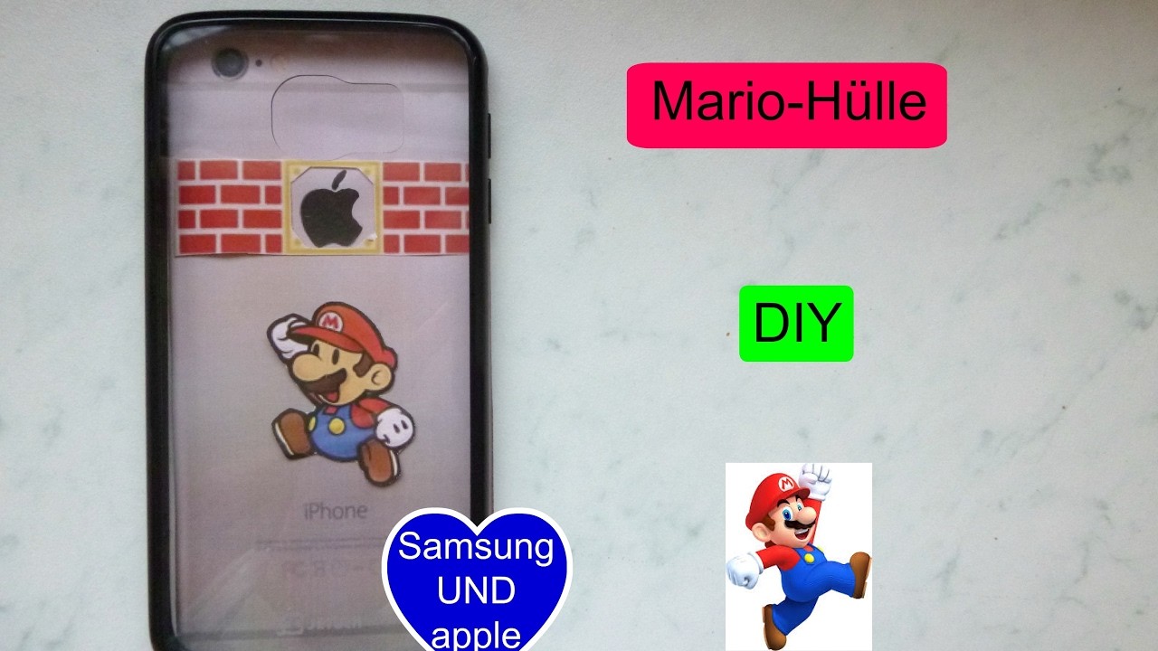 Super-Mario-Hülle - DIY (Samsung & apple)