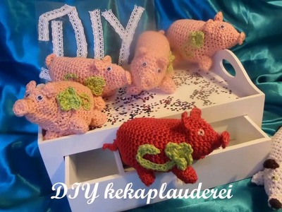DIY : KIRSCHKERN-Säckchen Tier zum SELBER MACHEN; häkeln-DIY kekaplauderei