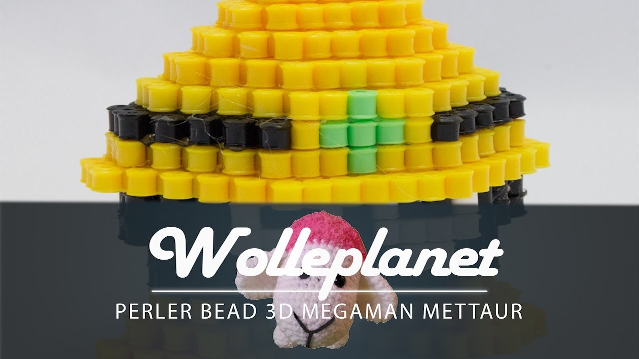 Perler Bead 3D Megaman Mettaur