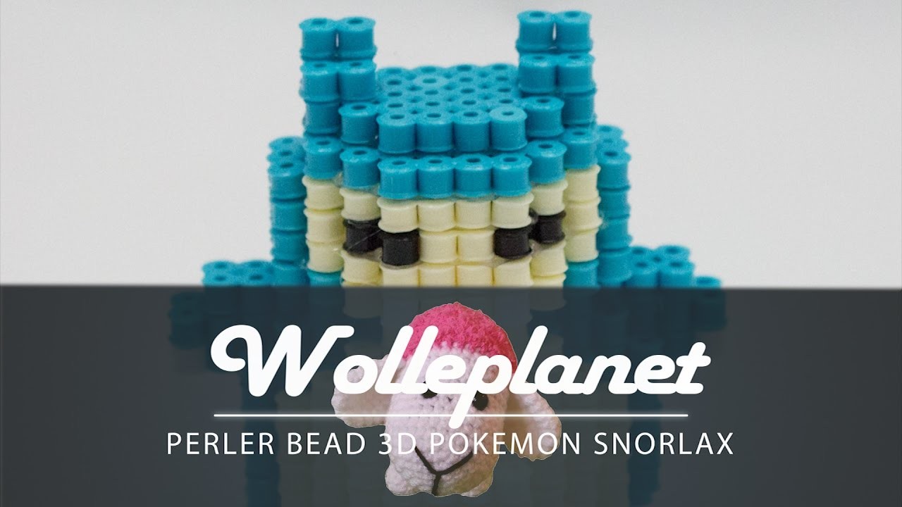 Perler Bead 3D Snorlax