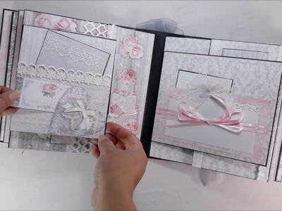DannyCraftShop - Scrapbook Handmade Wedding Mini Album #16 *SOLD*