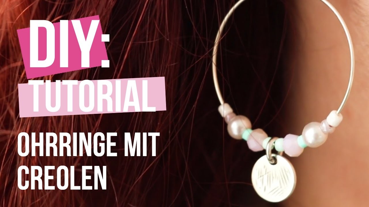Schmuck machen: Trendy Ohrringe mit Zubehör aus DQ Metall ♥ DIY