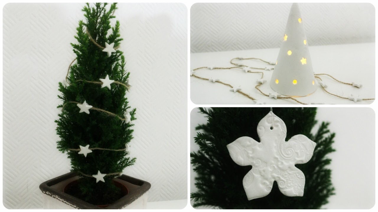Weihnachtliche Ornamente mit Modelliermasse * DIY * Christmas Ornaments [eng sub]