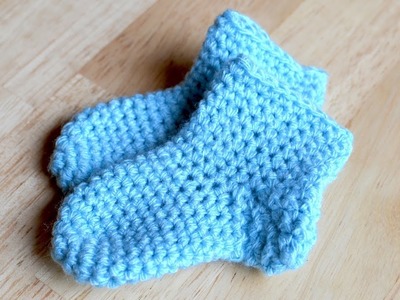 Baby Socken. Erstlingssocken Häkelanleitung - Woolpedia®