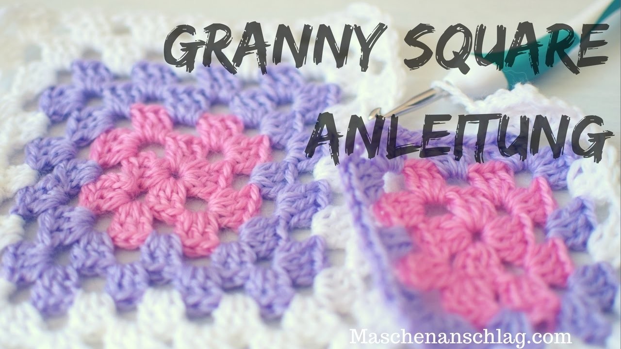 EINFACHES GRANNY SQUARE häkeln | Anleitung für Anfänger | Häklen im Quadrat