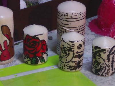 DIY - Kerzen gestalten nach eigenen Wünschen