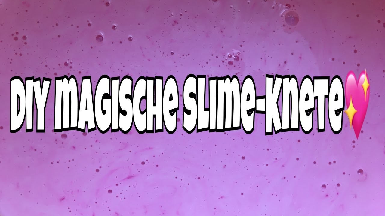 Diy magische Slime-Knete