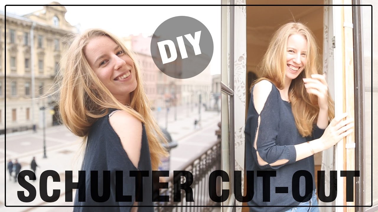 DIY Cut Out Ärmel - DIY Fashion April, Tutorial, deutsch