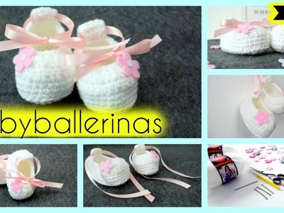 Babyballerinas häkeln, Babyschuhe für Anfänger -Teil 1- »Lalalunia«