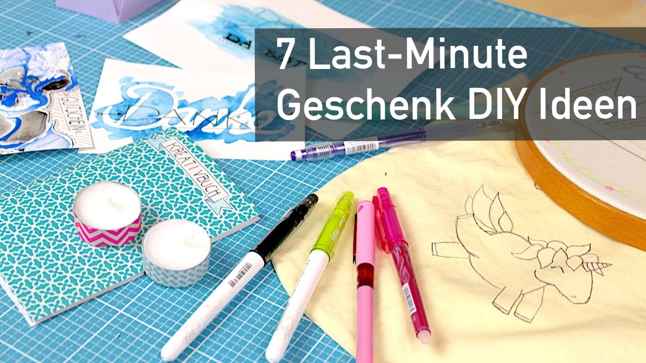 7 Last-Minute DIY Geschenk Ideen