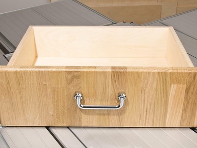 Schubladen selber bauen Möbel selber bauen DIY Schubladenschrank mit Schublade selber machen Drawer