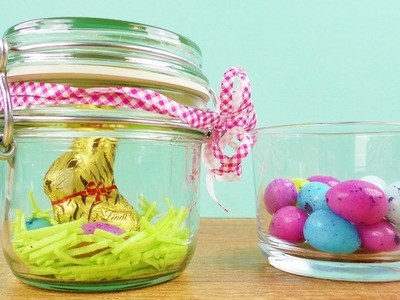 Osternest im Einmachglas ???? Süße Geschenk & Dekoidee für Ostern | DIY Frühling