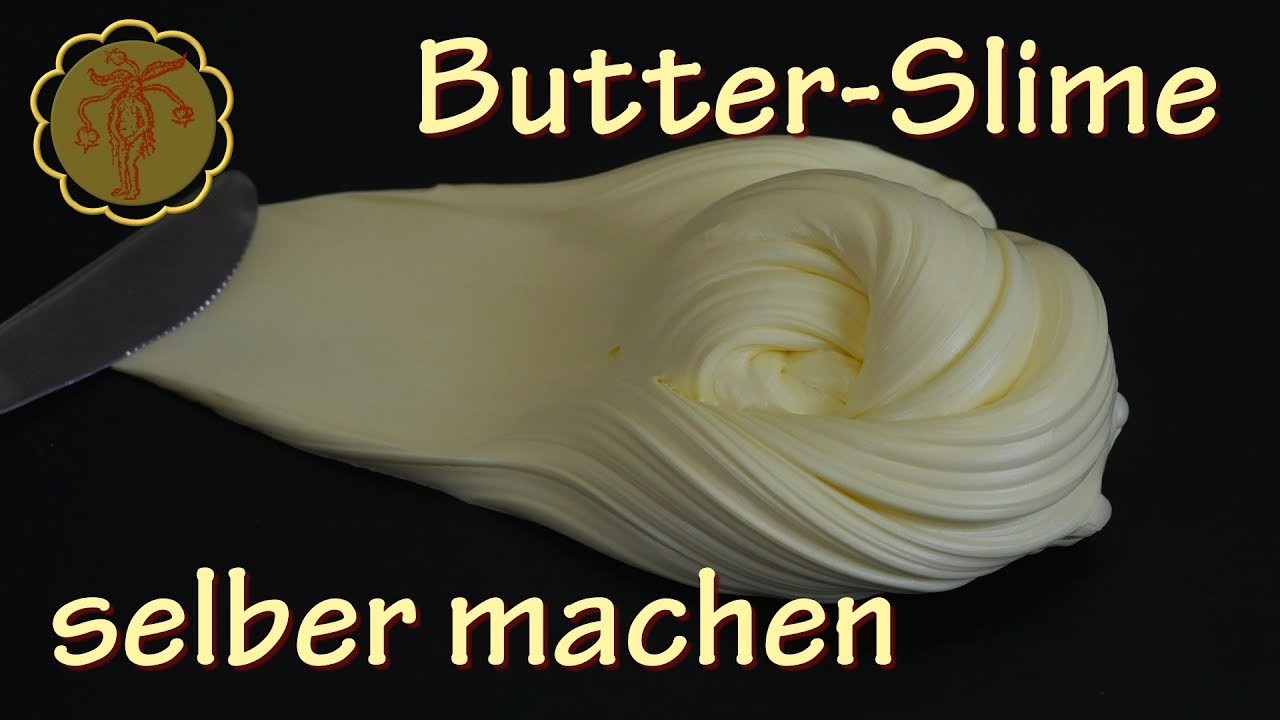 Butter-Slime mit Puddingpulver selber machen - ohne Modelliermasse