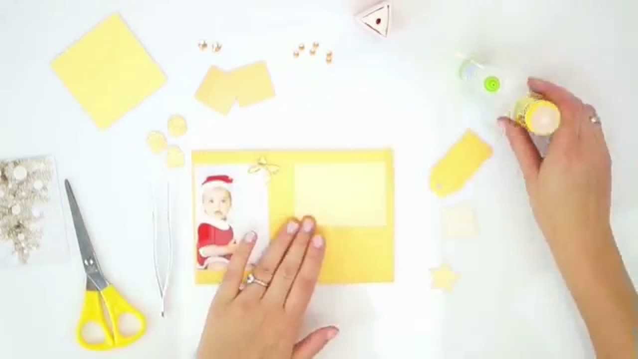 Karte zu Weihnachten selber gestalten