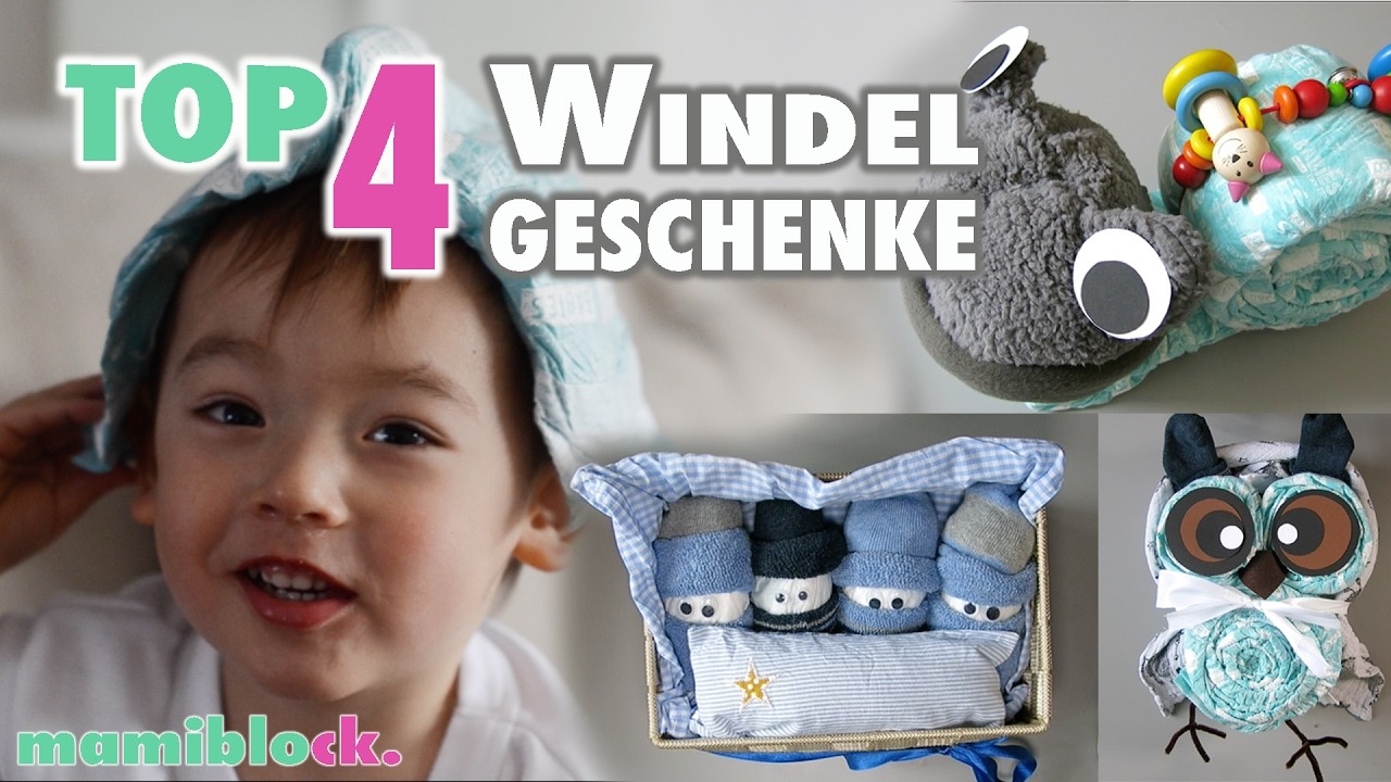 TOP 4 Windelgeschenke | Windeltorten | How To | mamiblock