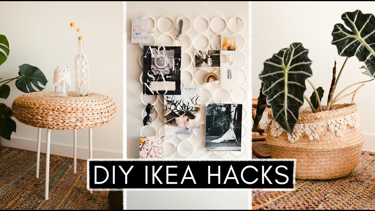 3,5 IKEA Hacks für Boho Vibes im Wohnzimmer - schnell und einfach