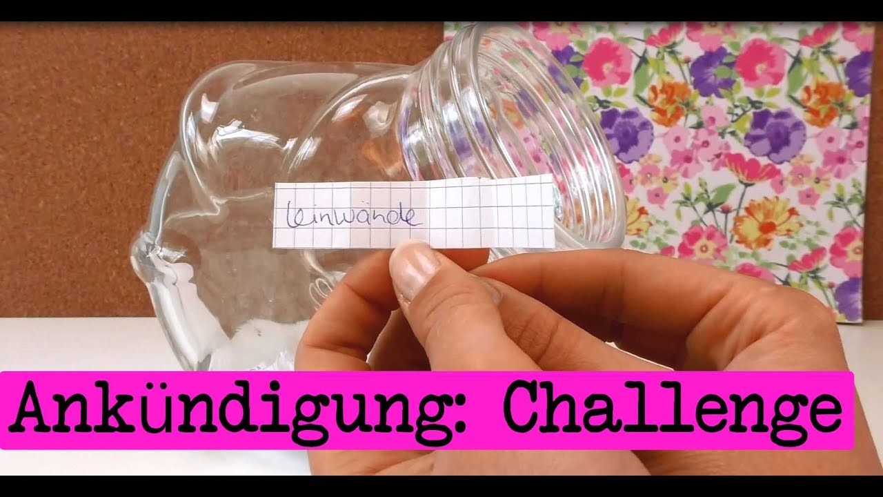 Ankündigung: NEUE CHALLENGE. Eva und Kathi's Challenge. Do It Yourself Tutorial