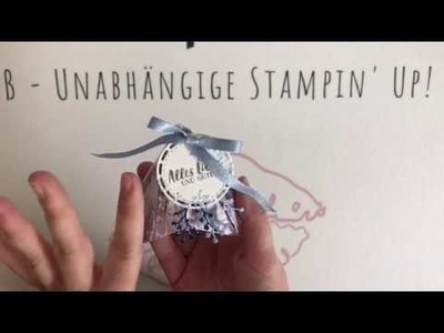 Diamantbox | Verpackung ohne Kleben basteln | Weihnachten | Stampin' Up!