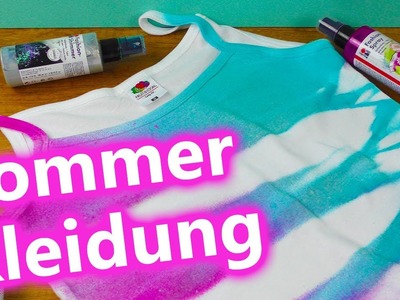 DIY Inspiration Challenge #118 | Sommer Top mit Sprühfarbeneffekt  | Evas Challenge