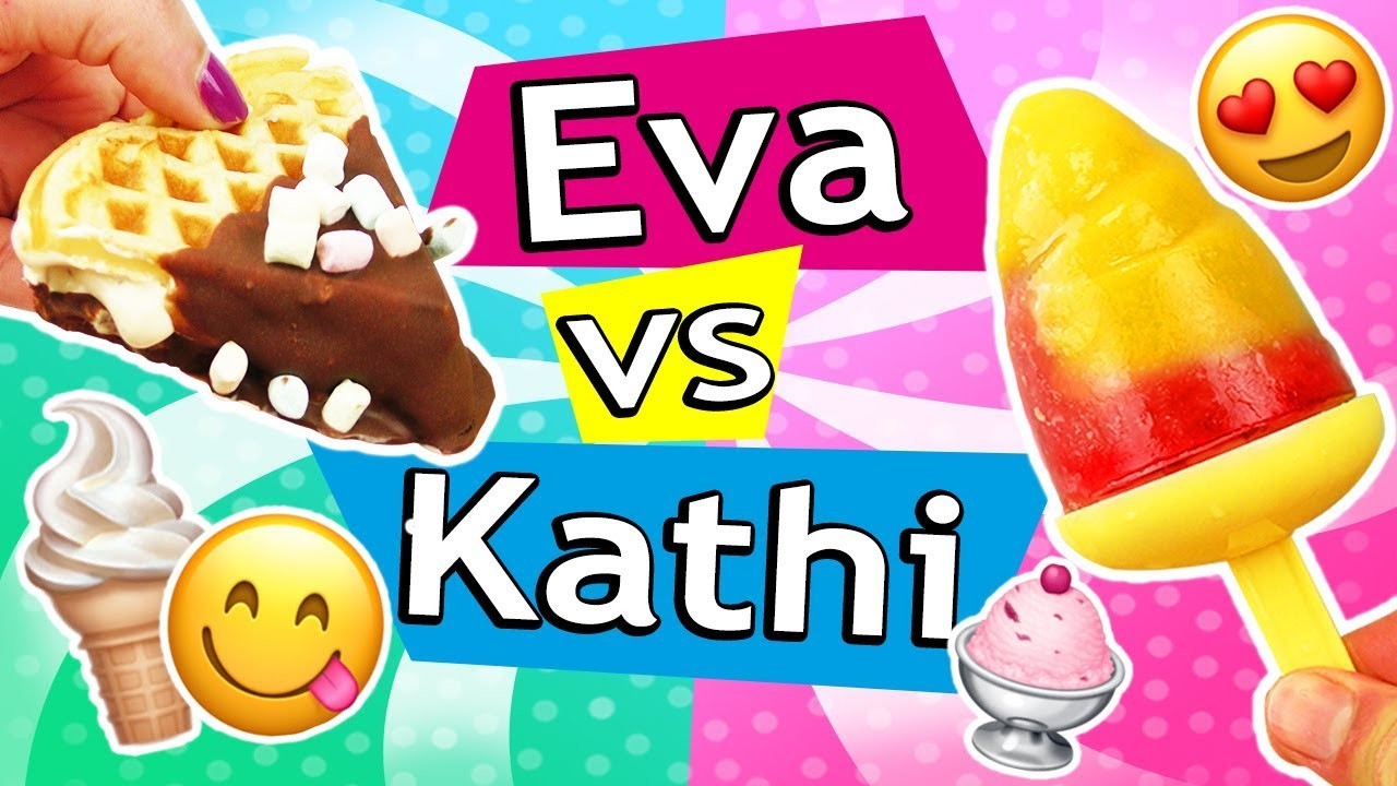 EIS SELBER MACHEN ???? Leckere Rezepte für den Sommer |gesund & einfach | Eva vs. Kathi Challenge #216