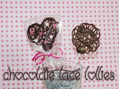 Last Minute Valentinstags Geschenke - Chocolate Lace Lollies selber machen