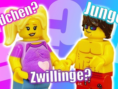 LEGO SCHWANGERSCHAFT Lisa & Tom gegeben bekannt: Junge, Mädchen oder Zwillinge?! Kinderserie deutsch