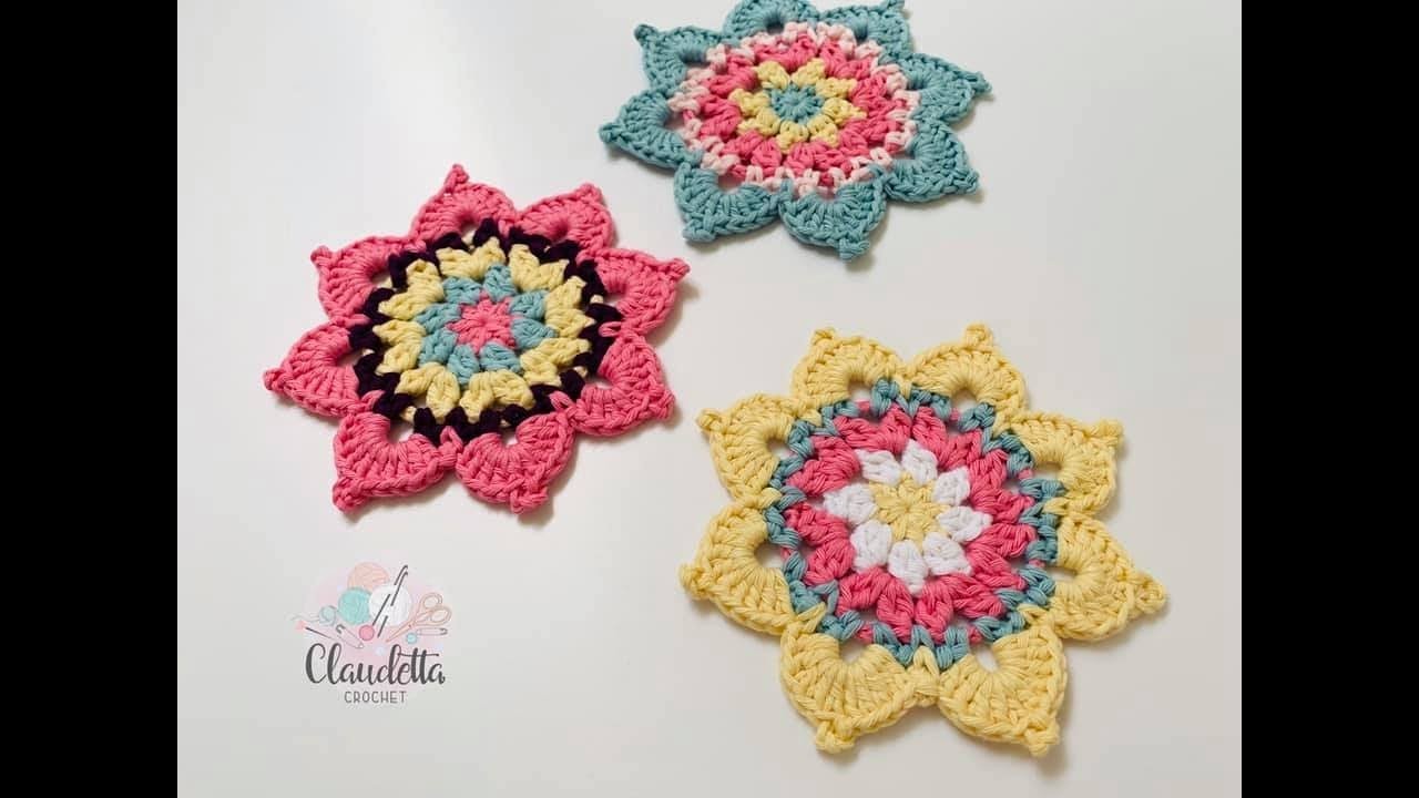 PICOT Blume häkeln. Random Acts of Crochet Kindness