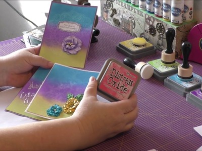 Stempeln mit Wasser -  Kartenhintergründe