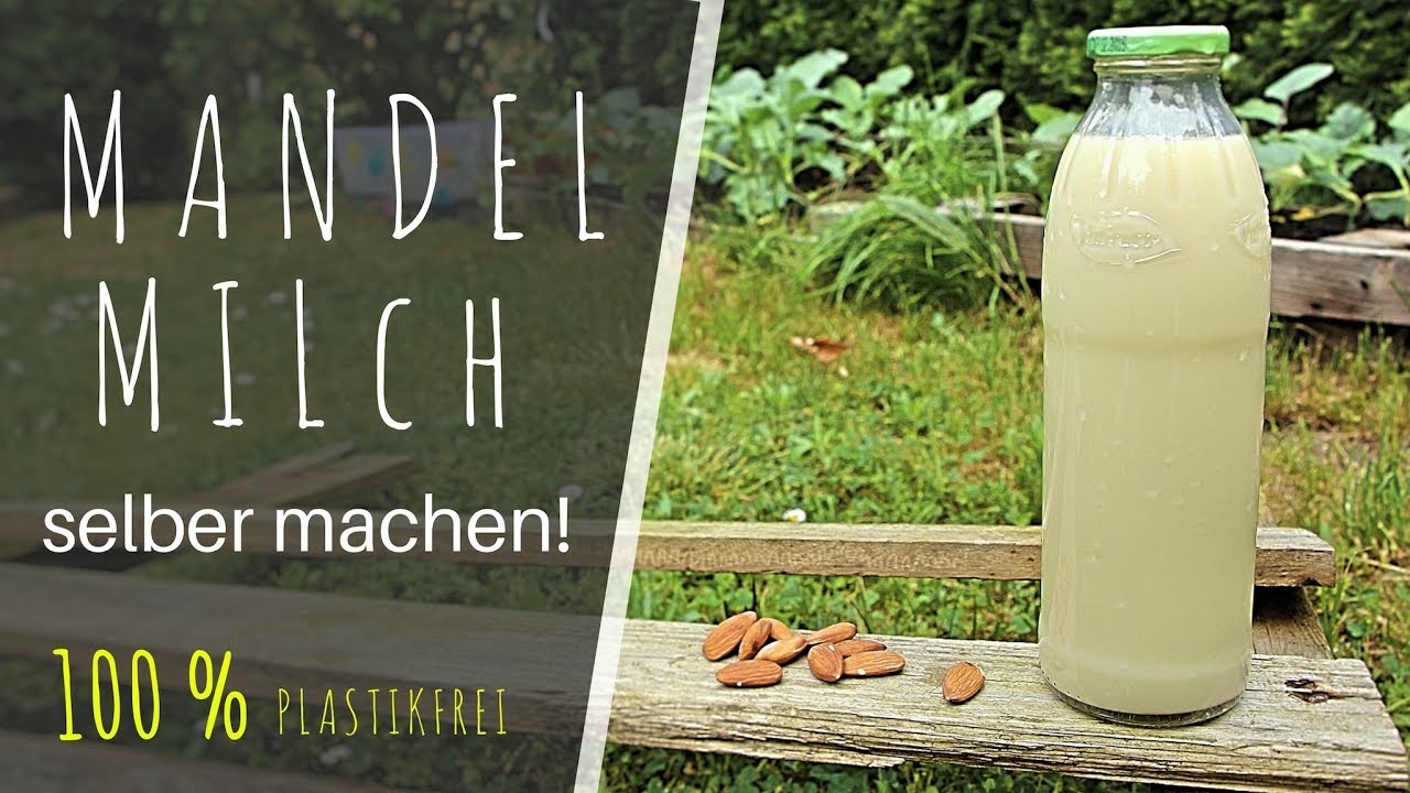 Mandelmilch selber machen (REZEPT) - So geht´s! - VEGAN! & BIO! | Max GREEN