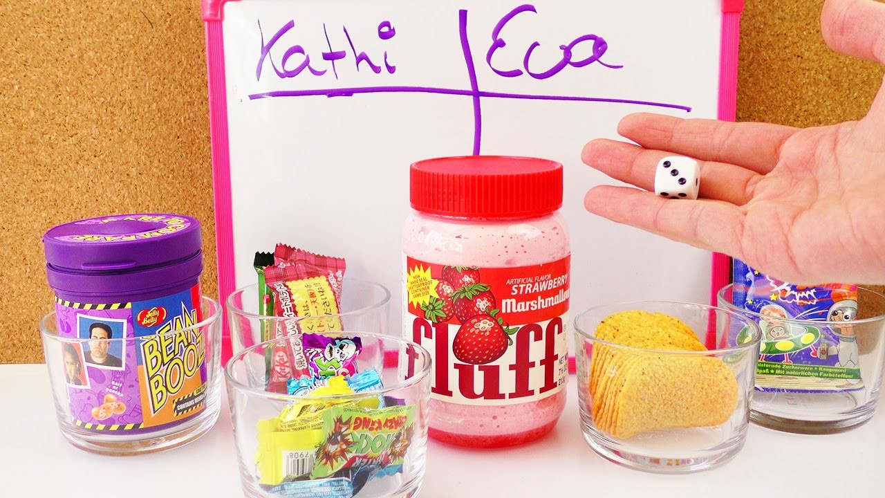 2. Candy Challenge mit Kathi & Eva | Tolles Spiel mit 6 Snacks | Lecker bis eklig | Jelly Belly