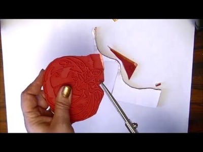 Stempelgummi selber schneiden