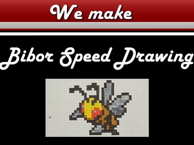 Pixel Art Pokemon Bibor Drawing