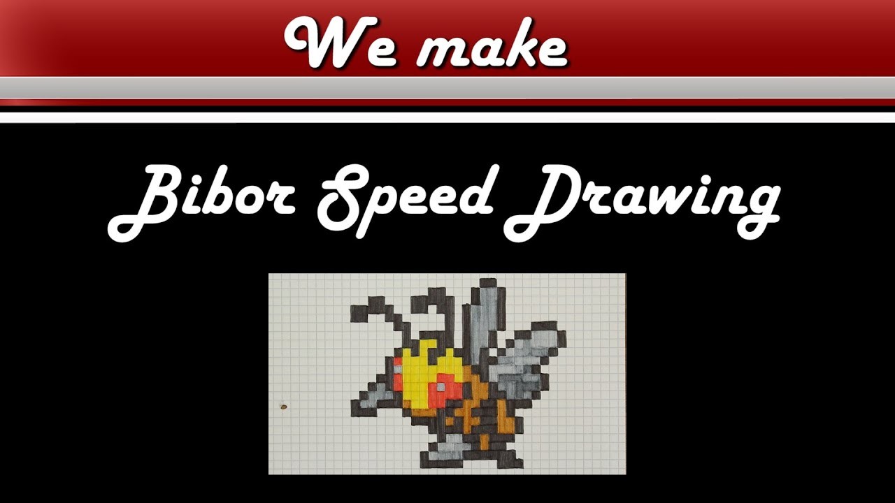 Pixel Art Pokemon Bibor Drawing