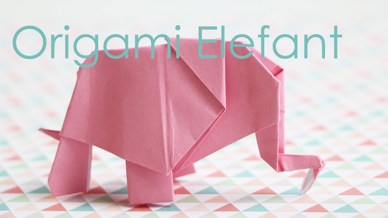 Origami Elefant - Anleitung - Talu.de
