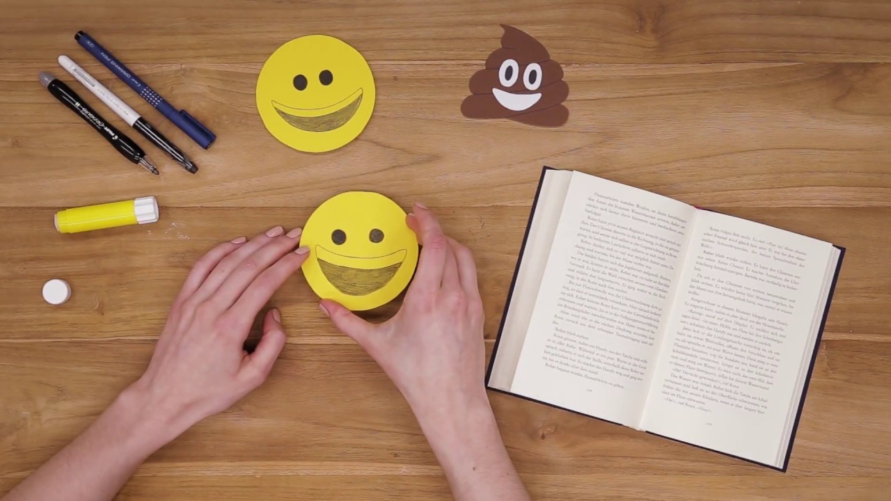 DIY: Lesezeichen-Emoji