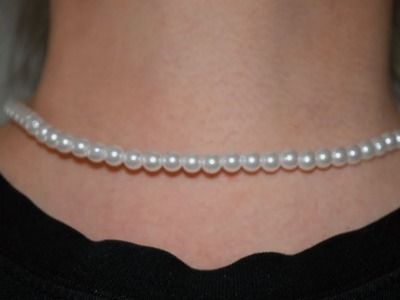 Einfache Kette aus Perlen basteln