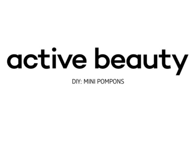 Mini-Pompons basteln. DIY – active beauty Magazin