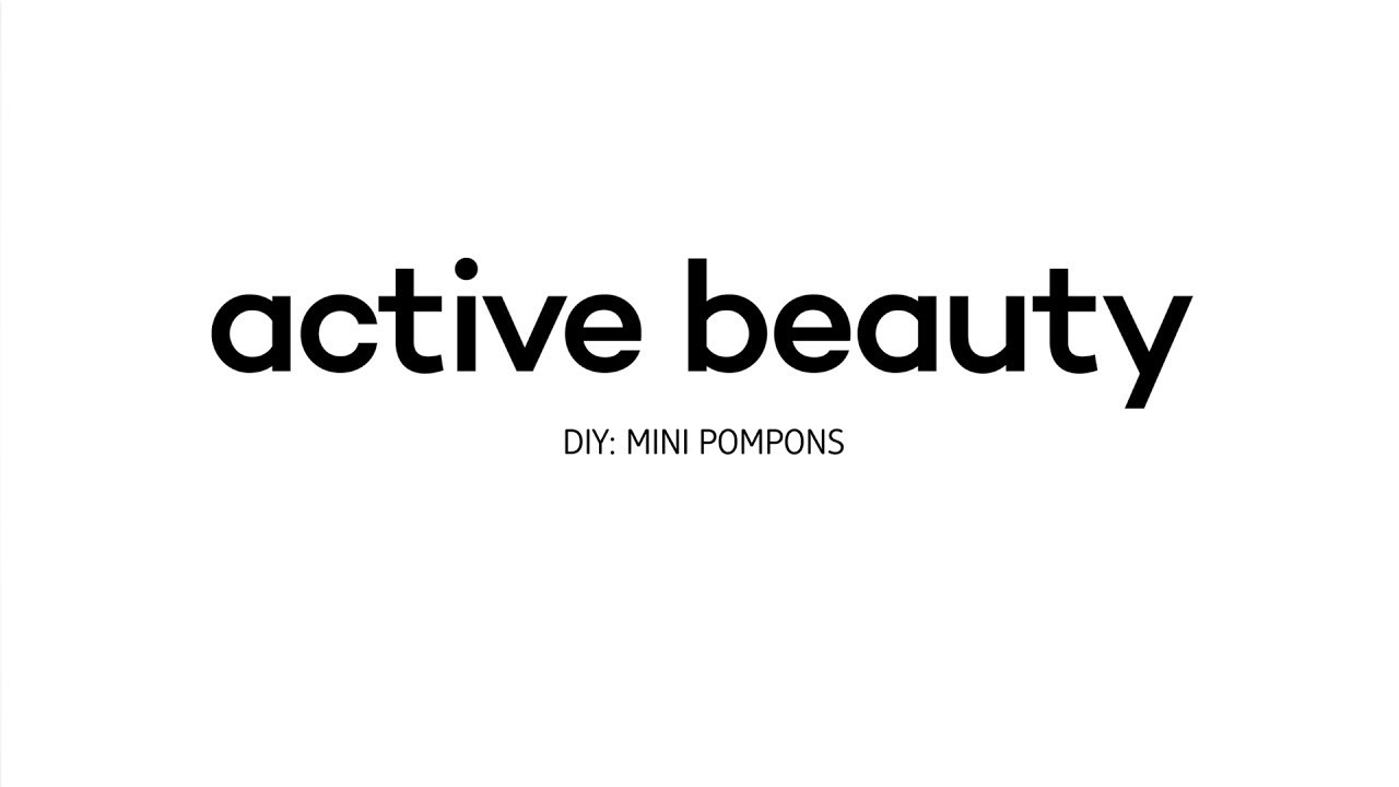 Mini-Pompons basteln. DIY – active beauty Magazin