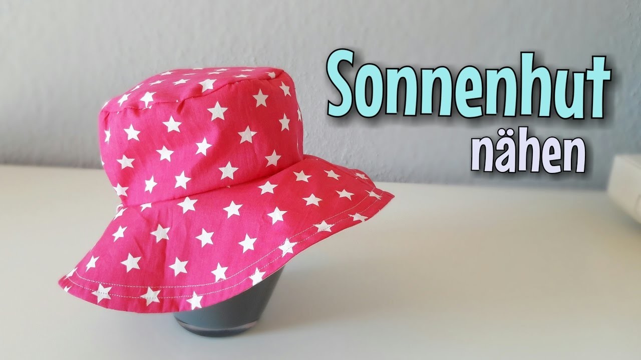 Kinder Sommerhut - Nähanleitung - OHNE Schnittmuster - Anfänger - Nähtinchen